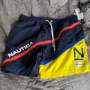 NWT NAUTICA men’s swim shorts bathing suit